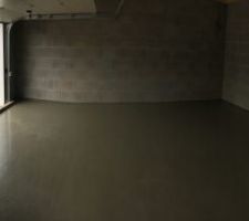 Dalle du garage