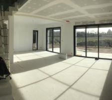 Chape b&eacute;ton coul&eacute;e