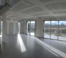 Chape b&eacute;ton coul&eacute;e