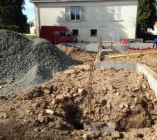 Remblaiement non compacté avant dalle