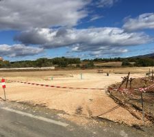 Futur acc&egrave;s au lotissement