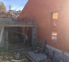 Construction du garage