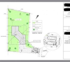 Quelques plans prise pour la demande de permis de construire