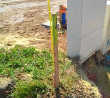 Le terrain en cours de viabilisation