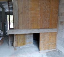 Coffrage de l'escalier