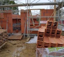 Les maisons individuelles.
briques linteaux