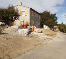 Vue de la bastide coté route