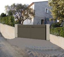 Photomontage, avec insertion portail