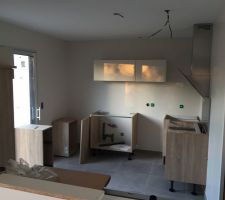Cuisine en cours de montage