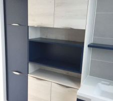 Meubles salle de bain suite parentale