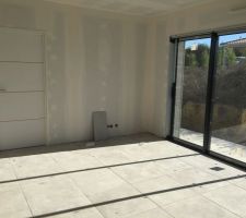 RDC - Séjour - Pose des menuiseries