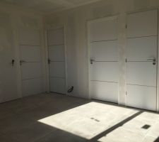 Etage - Mezzanine - Pose des menuiseries