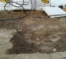 Regard compteur d'eau au dessus du niveau du sol