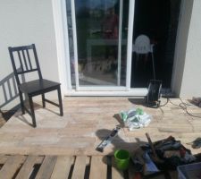 Terrasse en palettes