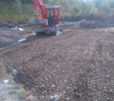 Chemin d'accès au chantier