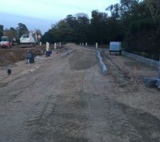 Installation des poubelles enterr&eacute;es