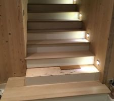 Habillage des marches d?escalier