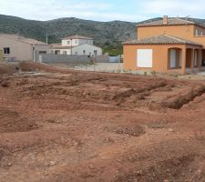 Le terrassement est terminé