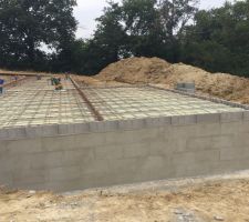 Montage du vide sanitaire + ferraillage