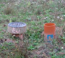 Vol du regard en fonte de l'eau pluviale !