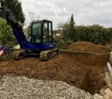 Terrassement en cours