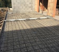 Pr&eacute;paration de la terrasse