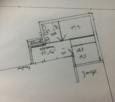 Croquis de l'agrandissement