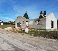 Livraison de la charpente
