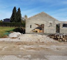 Livraison de la charpente