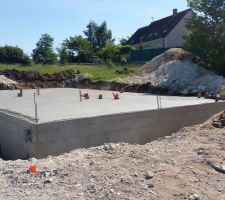 Dalle coulait en début d'après midi.