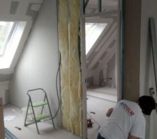Vue depuis la pièce palière d'une des deux chambre enfants