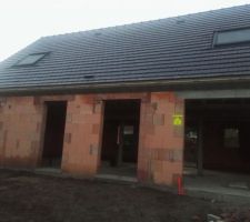 Et voila écran sous toiture, Tuiles et Velux installés !!!