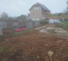 Première livraison de matériaux