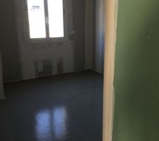 Chauffage au sol et chape,
Notre chambre
