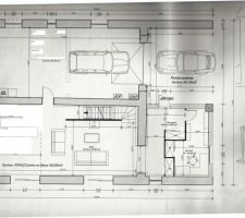 Plan rdc plus garage