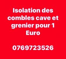 Isolation de combles perdus, cave, garage et plancher