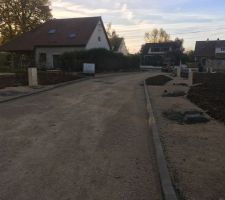 Preparation de la voirie