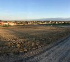 Notre terrain en cours de viabilisation