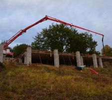 Toupie pour le coulage de la dalle