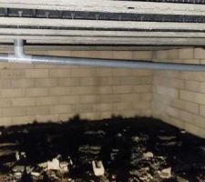 Installation tuyau pvc
