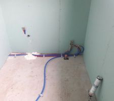 Plomberie - arrivée d'eau à l'étage (baignoire)