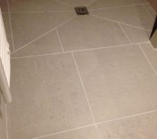 Douche a l'italienne en gré céram