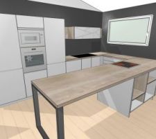 Projection du cuisiniste