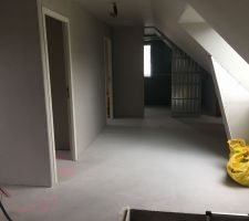 Vue distribution étage / mezzanine