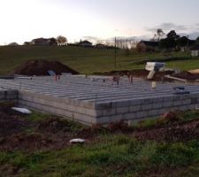 Mise en place des tuyaux PVC