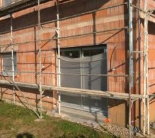 Préparation crépis façade arrière