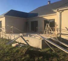 L?arri&egrave;re de la maison