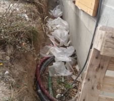 Quelques déchets plastiques...