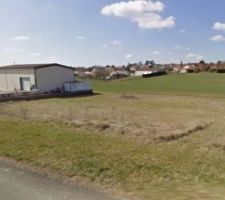 Le terrain nue (google street view)