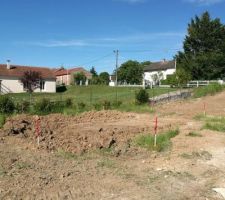 Les semelles du garage